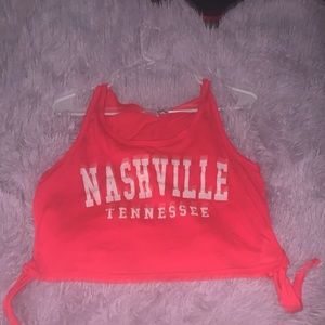 Nashville Crop Top Tank Top